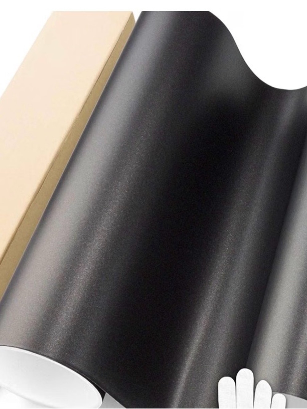 Black Matte Adhesive Vinyl Roll